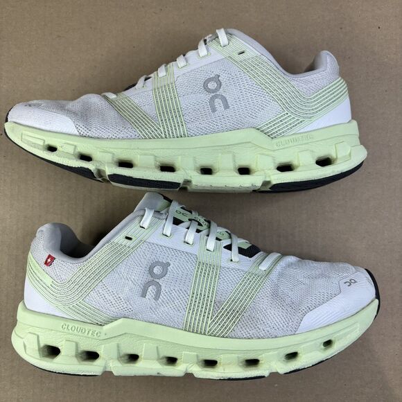 On Cloud Cloudgo Running Shoes Womens Size 9.5 White Meadow Green - Picture 4 of 12